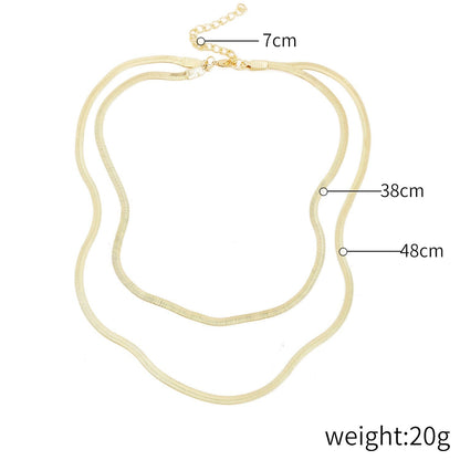 Multi-Layer Twist Chain Necklaces