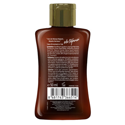 Eda Taşpınar Travel Size Intense Tanning Oil – 2 Pack, 50 ml/1.7 fl oz