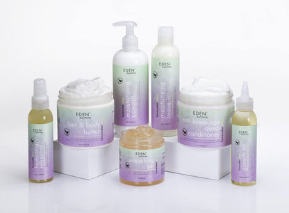 EDEN BodyWorks Lavender Aloe Hair + Body Butter (16 oz) – Hydrate, Calm & Soothe Hair & Skin