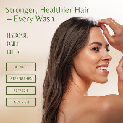 EDENIKA BOTANICALS Tea Tree Oil Shampoo – Soothes Itchy Scalp, Deep Cleansing, Sulfate-Free