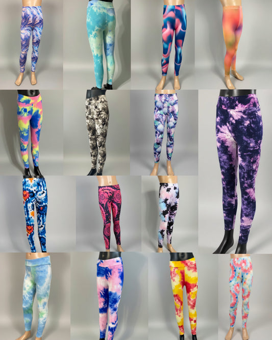 The Tie-Dye vibe, choice of pattern and size!