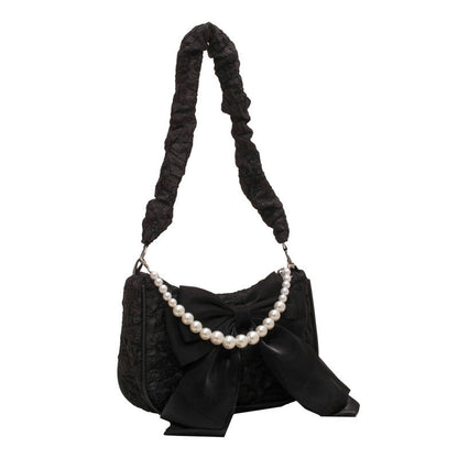 Pearl Bow Underarm Bag