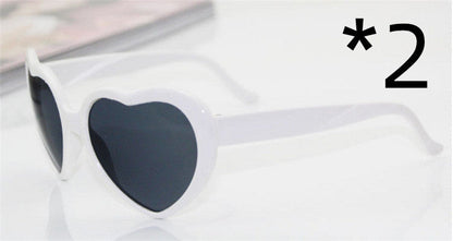 Heart-Shaped Light Diffraction Glasses
