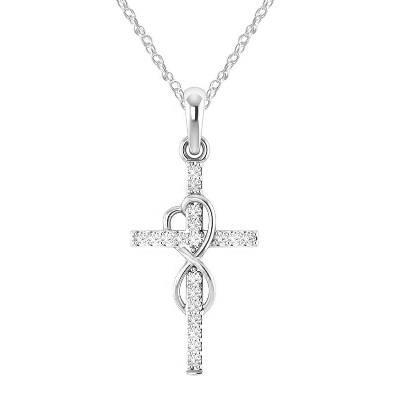 Infinity Cross Necklace