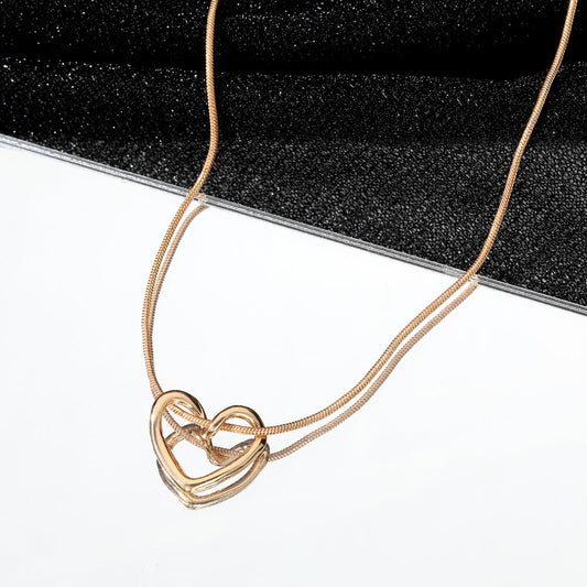 Hollow Heart Necklace