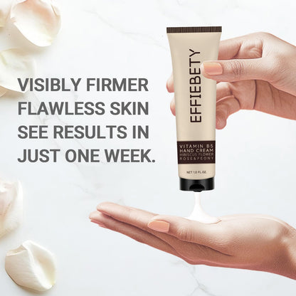 EFFIEBETY 6 Pack Vitamin B5 Hand Cream – Fast-Absorbing, Non-Greasy, Hibiscus Rose & Peony