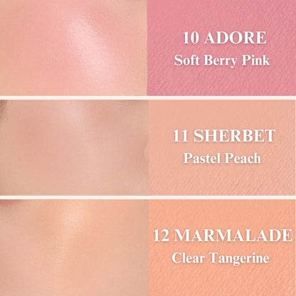 EGLIPS All Over Blusher Pomelo – Multi-Use Cream Jelly Blush for Eyes & Cheeks (0.17 oz) | Buildable, Shimmer Pearls