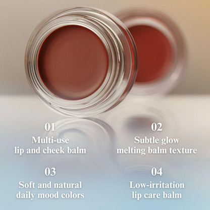 EGLIPS Lip & Cheek Glow Balm - Buildable Tint for Lips & Cheeks (03 Breeze, 0.18 oz)