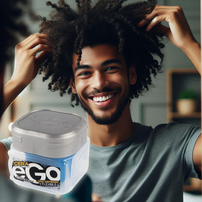 eGo Hair CERA for Men – 160 ml | Flexible Hold, Defined Look | Colombian 2-Pack
