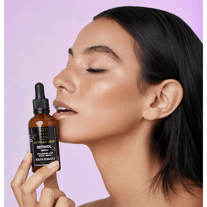 Egyptian Gold Retinol Face Serum - Anti ageing skincare 2 sizes Available