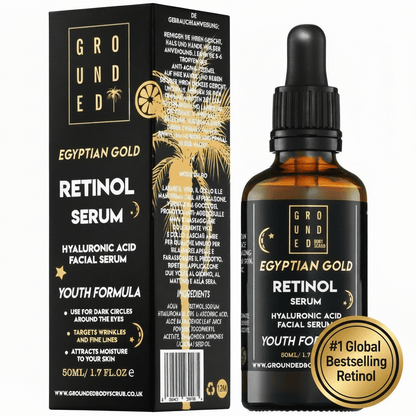 Egyptian Gold Retinol Face Serum - Anti ageing skincare 2 sizes Available