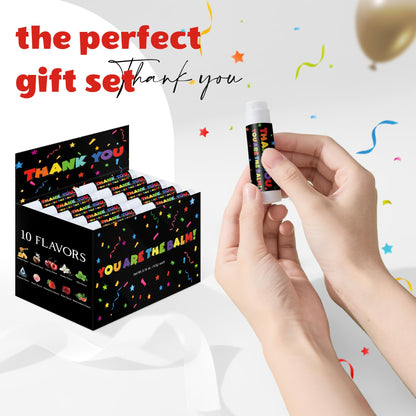 ElasignShopo 50 Pack Lip Balms Bulk — Employee Appreciation Gifts for Staff & Events