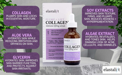 Elastalift Collagen Serum & Body Cream 2pc Bundle – Lift, Plump, Firm Skin