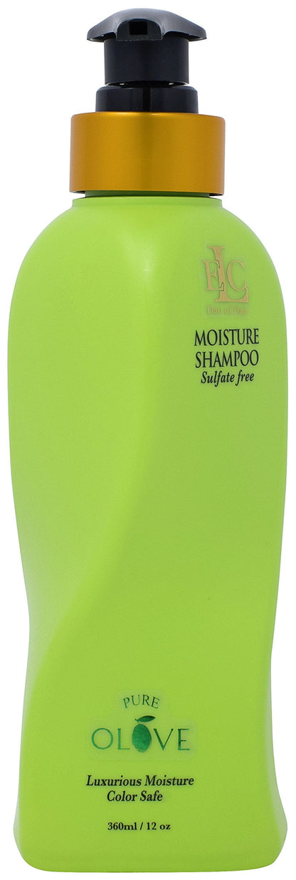 ELC Dao of Hair Pure Olove Moisturizing Shampoo (12oz) – Deep Hydration for Dry, Frizzy Hair