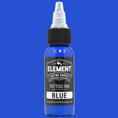 Element Tattoo Supply 6-Color Bright Ink Set – 1oz Pigment Bottles for Shading & Colorful Tattoos
