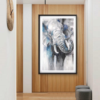 Elephant Framed Wall Art Print 80*120cm
