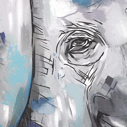 Elephant Parents Framed Wall Art Print 80*120cm