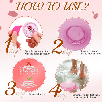 Eletorot 6-Pack Shower Steamers for Her – Aromatherapy Self-Care Gift Set