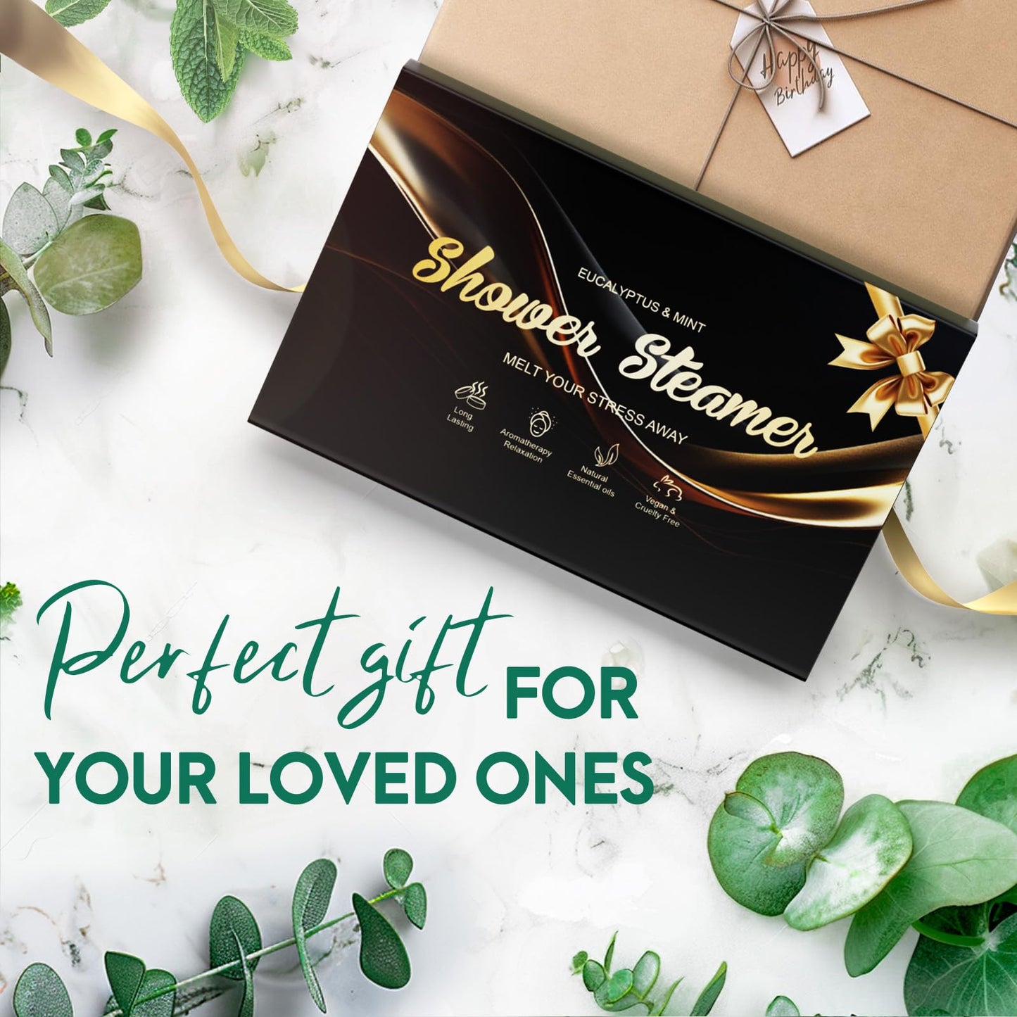 Valentine's Day Gifts for Him | Eletorot Eucalyptus Shower Steamers 6 Pack