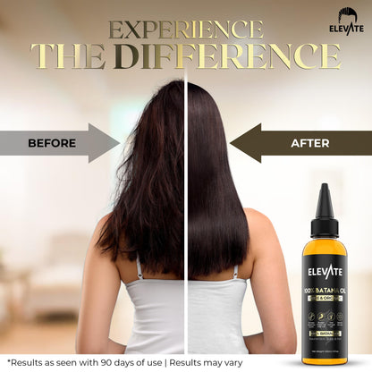 Elevate Batana Oil for Hair Growth – 100% Pure, Cold-Pressed Honduran Oil | 4 Fl Oz