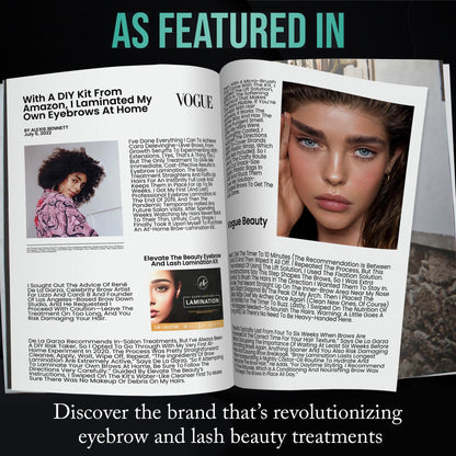 Elevate the Beauty Eyebrow & Lash Kit — Black & Brown, 10 Applications, Vegan 2-in-1