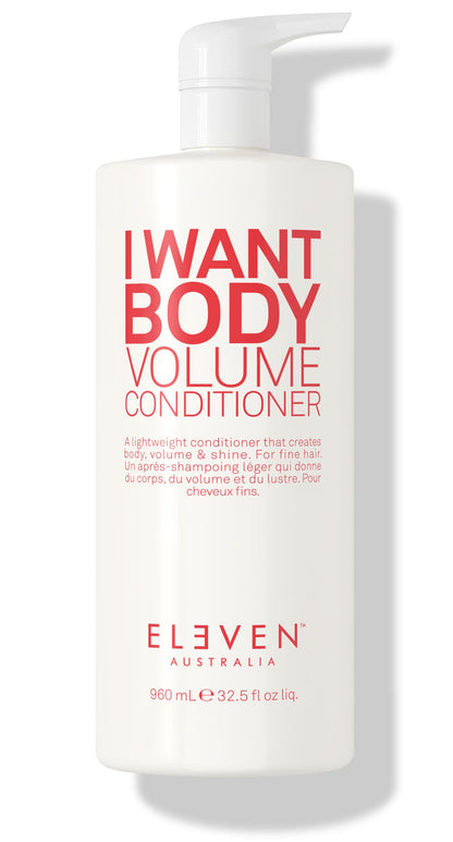 ELEVEN AUSTRALIA I Want Body Volume Hair Conditioner – Volumizing, Sulfate-Free, 32.5 fl oz