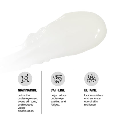 Eliré Korean Anti-Aging Eye Cream – Smooths Wrinkles, Firms & Hydrates with Ceramides & Caffeine (15ml)