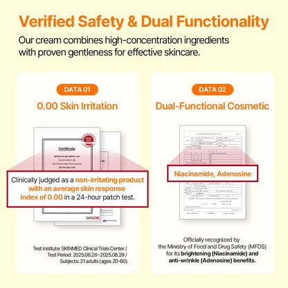 elixirlab Glutathione Cream 10,000ppm – Brightening Moisturizer with Niacinamide & Cica Exosome | 1.76 oz