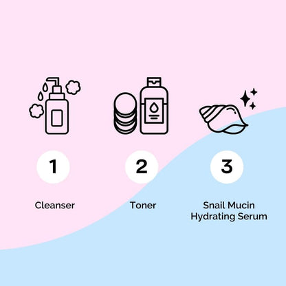 Elizabeth Mott Korean Snail Mucin Serum — 97% Snail Filtrate, Deep Hydration, Glass Skin (100 mL)
