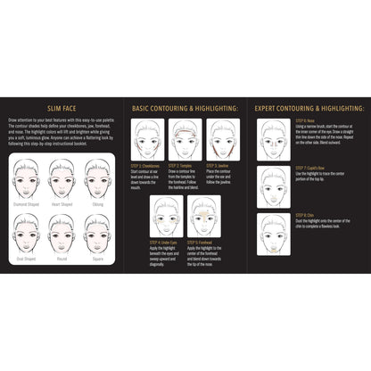 Elizabeth Mott Bronzer Contour Palette – 6 Blendable Shades for All Skin Tones, Natural Glow (Cruelty-Free)