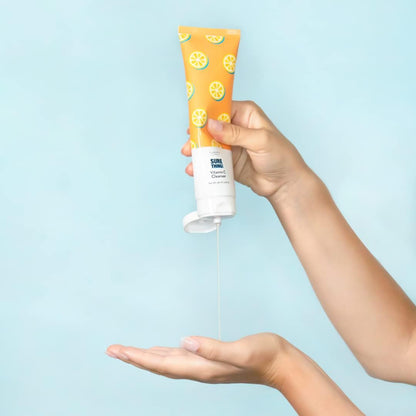 Elizabeth Mott Vitamin C Facial Cleanser | Hydrating Gel-to-Foam Cleanser for All Skin Types