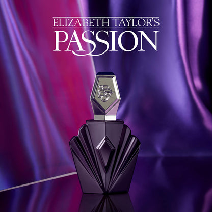 Elizabeth Taylor Passion Gift Set for Women – Perfume EDT 2.5 oz + Body Lotion 6.8 oz