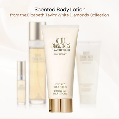 Elizabeth Taylor White Diamonds Body Lotion 3.3 oz – Hydrating Floral Scent