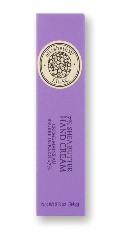 Elizabeth W Lilac Hand Cream – 7% Shea Butter, 3.3 oz, Floral Scent