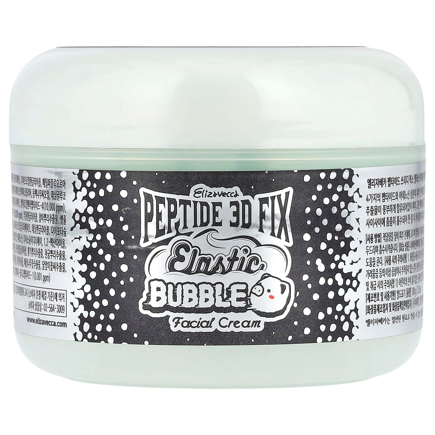 Elizavecca 3D Peptide Elastic Water Bubble Cream – 100 g for All Skin Types