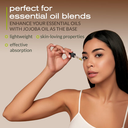 Ella & Eden Organic Jojoba Oil – USDA Certified, Cold-Pressed, 100% Pure & Hexane-Free (4 Fl Oz)
