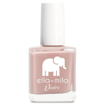 ella+mila Desert Suede Pink Nail Polish — Fast Dry, Long-Lasting, Chip-Resistant (0.45 fl oz)