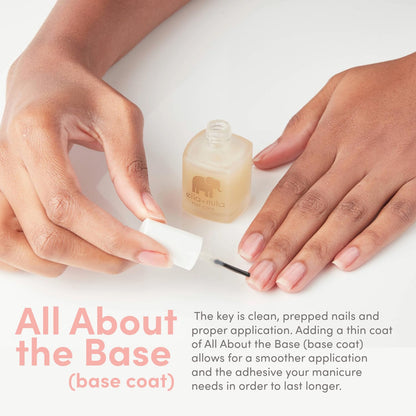 ella+mila Ridge Filler Base Coat Nail Polish – Smoothing Nail Treatment & Long-Lasting Ridge Filler