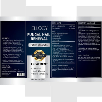 Ellocy Toenail Fungus Treatment Extra Strength – Nail Repair Liquid 30ml