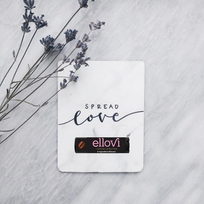 Ellovi Coffee Lip Butter – 4-Pack All-Natural Lip Balm with 6 Vegan Ingredients