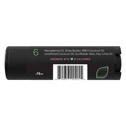 Ellovi Key Lime Lip Butter – 6-Ingredient Vegan Lip Balm for All-Day Hydration (3-Pack)