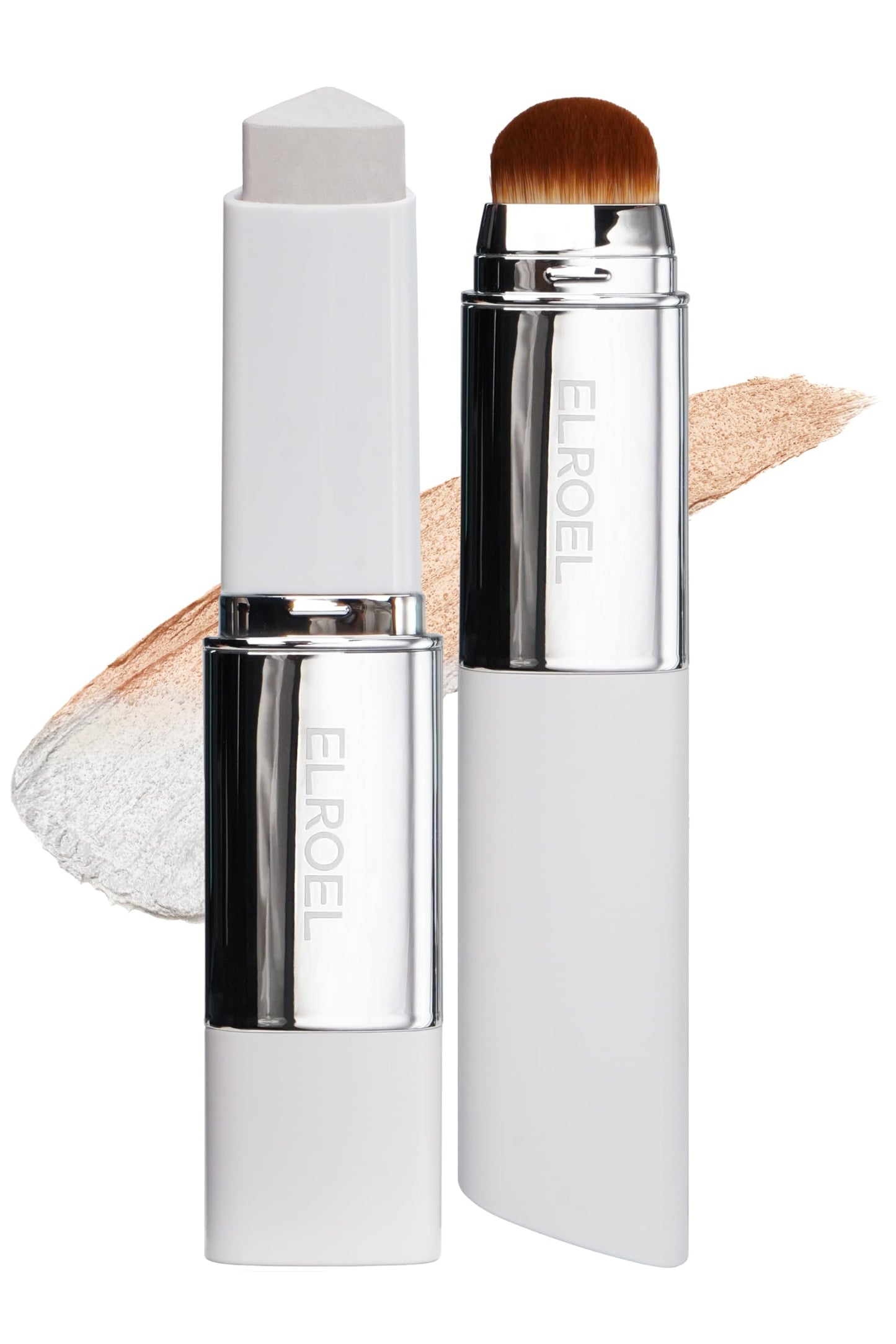 ELROEL BLANC Cover Stick V – Color-Changing Foundation with Detachable Brush