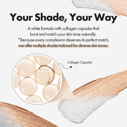 ELROEL BLANC Cover Stick V – Color-Changing Foundation with Detachable Brush