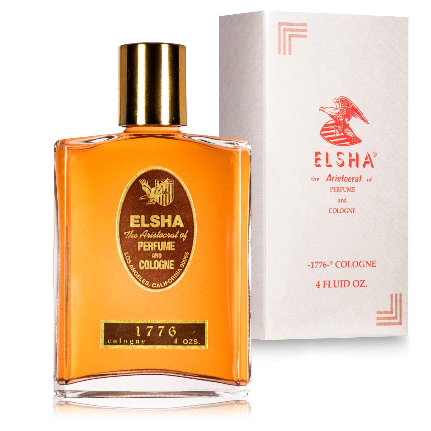 ELSHA Cologne 1776 – Long-Lasting Woodsy Leather Scent | 8 oz Bottle | Made in USA
