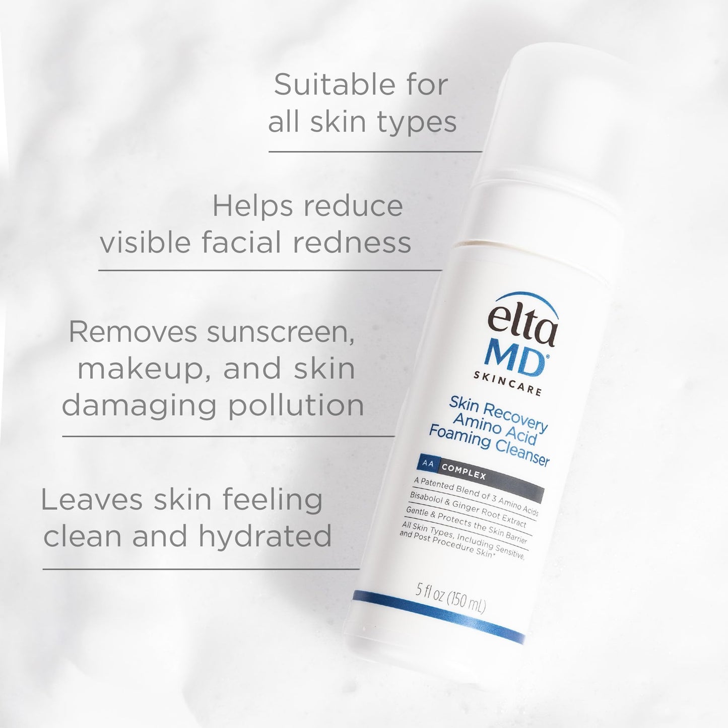 EltaMD Skin Care Facial Care Set — Recovery Amino Acid Cleanser & Renew Eye Gel (Trial Size)