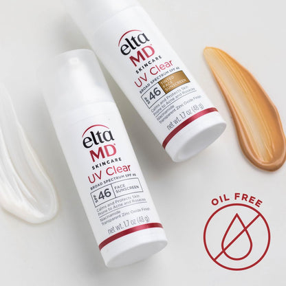 EltaMD UV Clear Tinted SPF 46 Sunscreen – Oil-Free, Zinc Oxide, Dermatologist Recommended