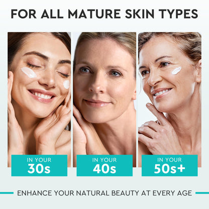 Elvira Retinol Anti-Aging Moisturizer with Collagen, Stem Cells & Hyaluronic Acid – Firming Cream for All Skin Types | 1.85 oz