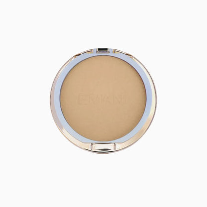 Emani Flawless Matte Powder Foundation – Mineral Compact for Sensitive Skin, Deep Golden