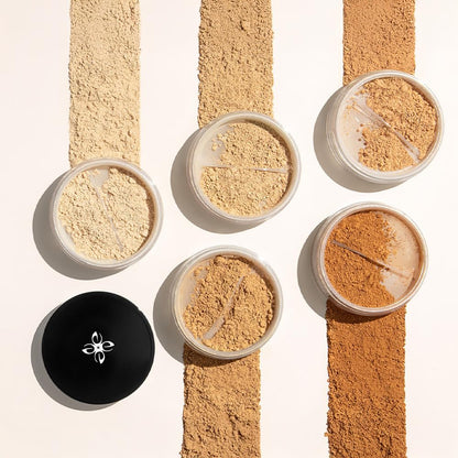 Emani Perfecting Crushed Foundation – Loose Mineral Powder for Sensitive Skin | Buildable Coverage and Oil Control