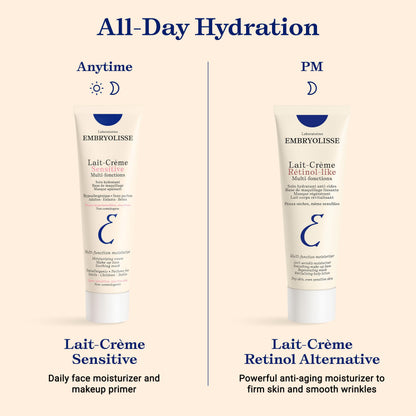 Embryolisse Lait-Creme Sensitive Moisturizer – Fragrance-Free Hydration for Sensitive Skin (1.01 oz)